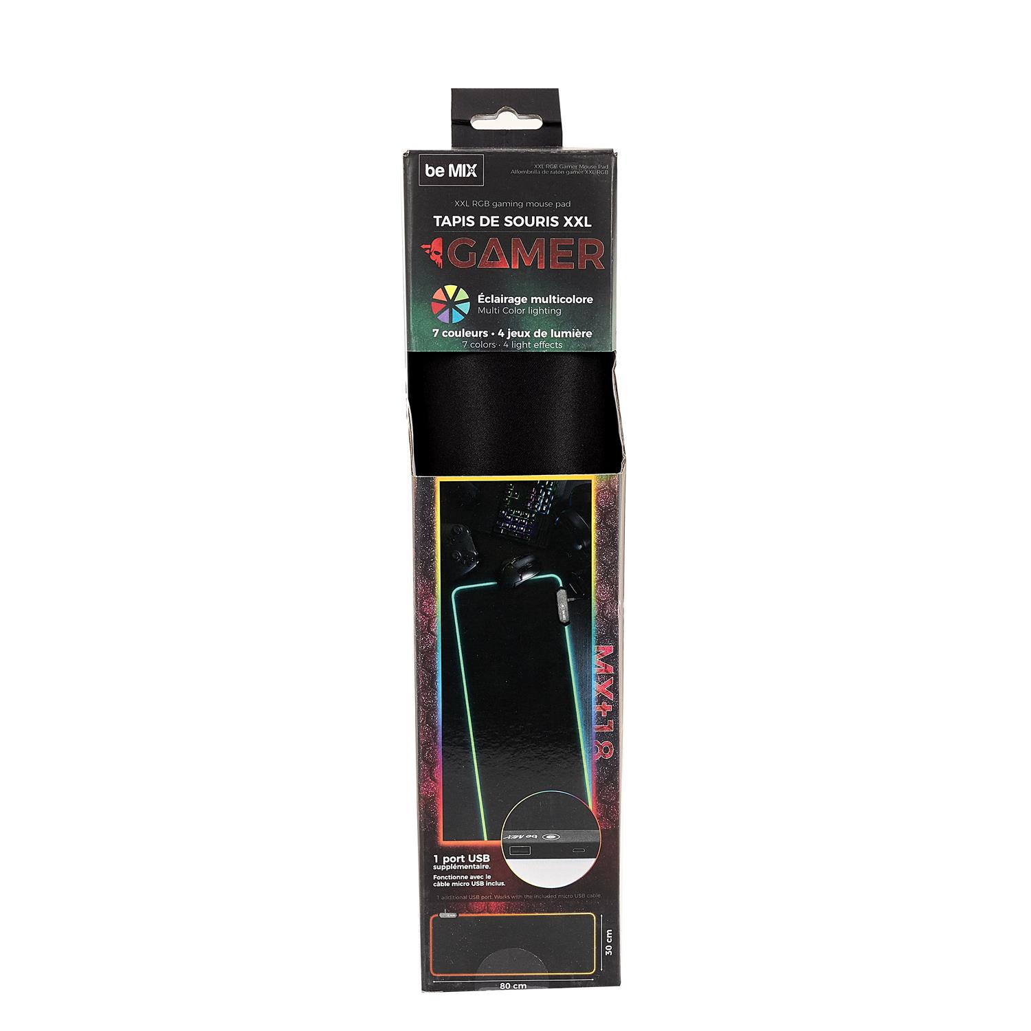 Tapis De Souris Gamer Xl Rgb 2 Ports Usb – Image 3