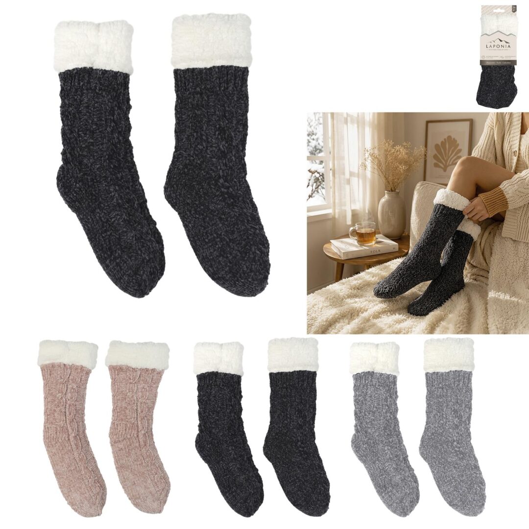 PA0005_GLOBAL Chaussettes Chenille Sherpa