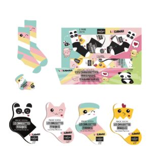 Chaussettes Magiques Compressees Kawaii