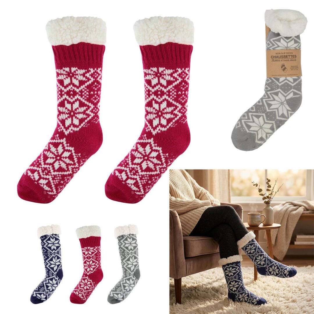 PA9404_GLOBAL Chaussettes Femme Hiver