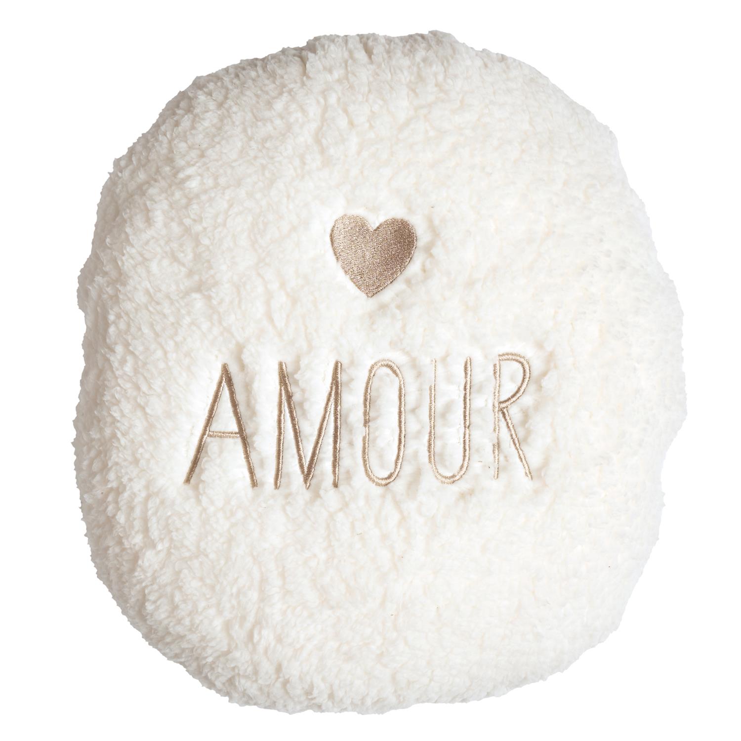 Coussin Et Plaid Sherpa Creme 120X150Cm – Image 7