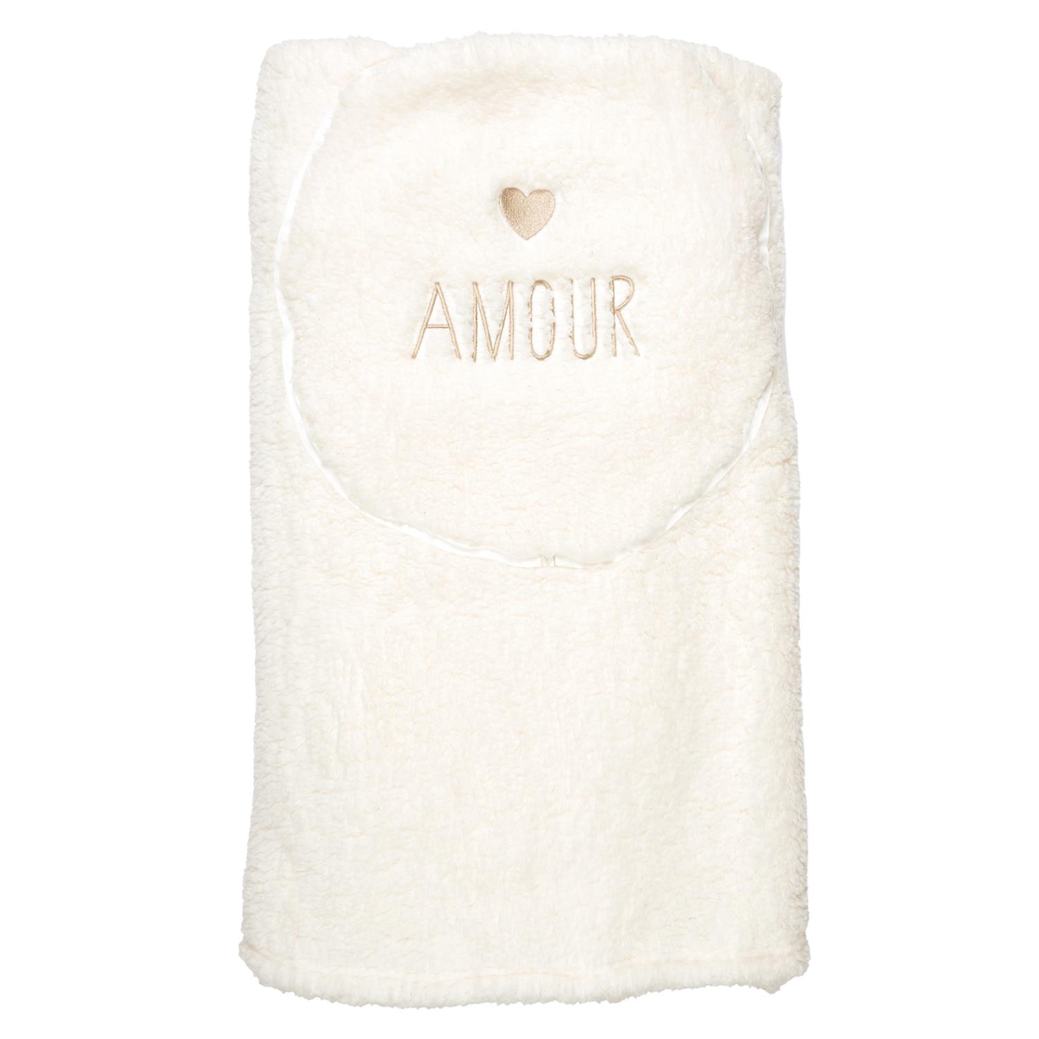 Coussin Et Plaid Sherpa Creme 120X150Cm – Image 8