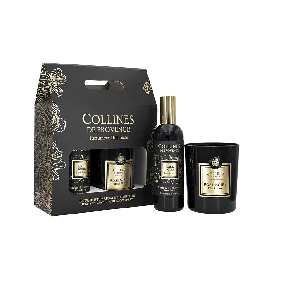 Coffret Bougie 180g + PI Rose Noire – Image 2