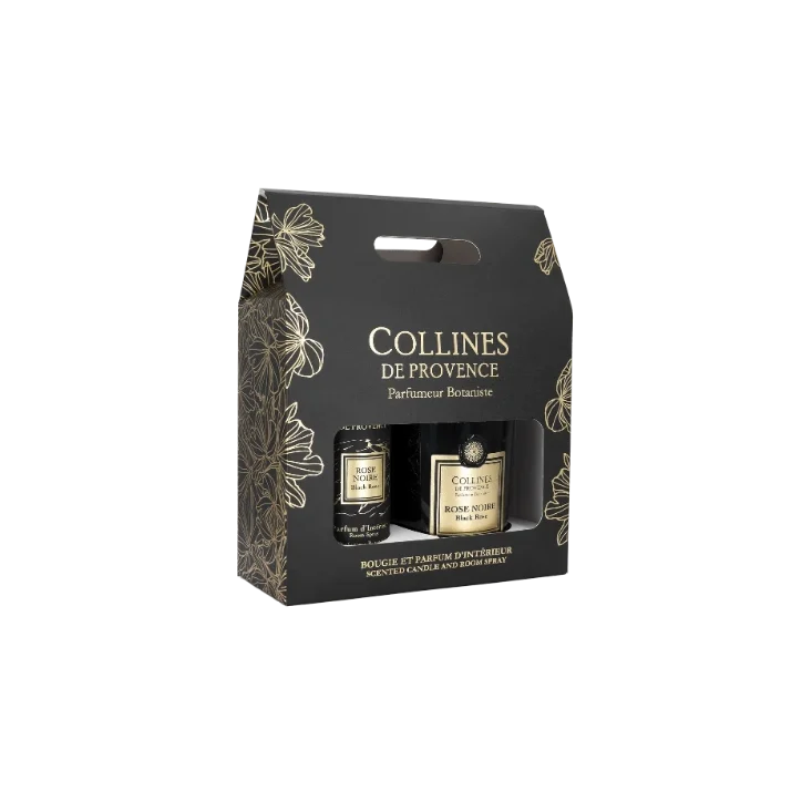 Coffret Bougie 180g + PI Rose Noire