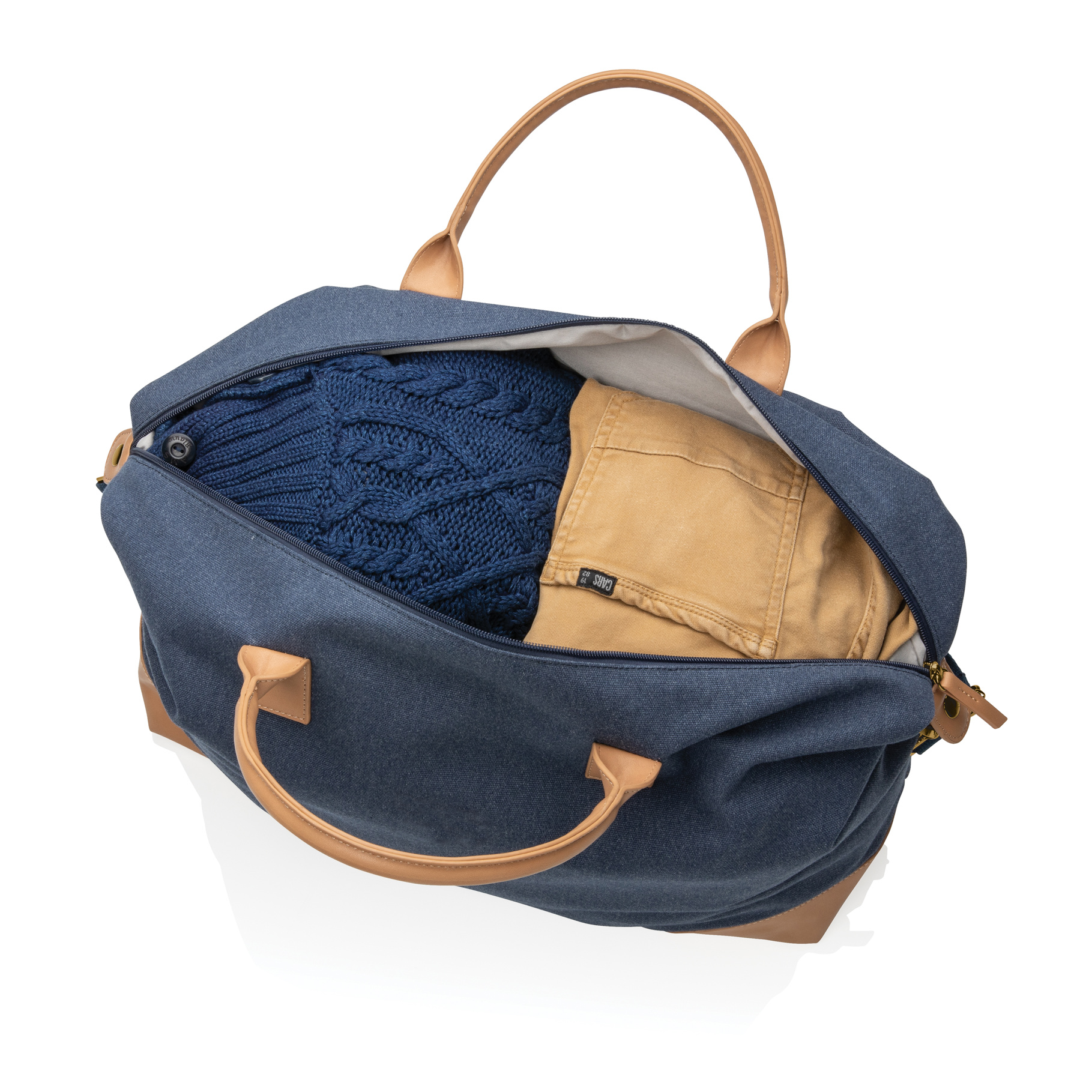 Sac weekend Impact AWARE™ en toile 16oz recyclée – Image 4