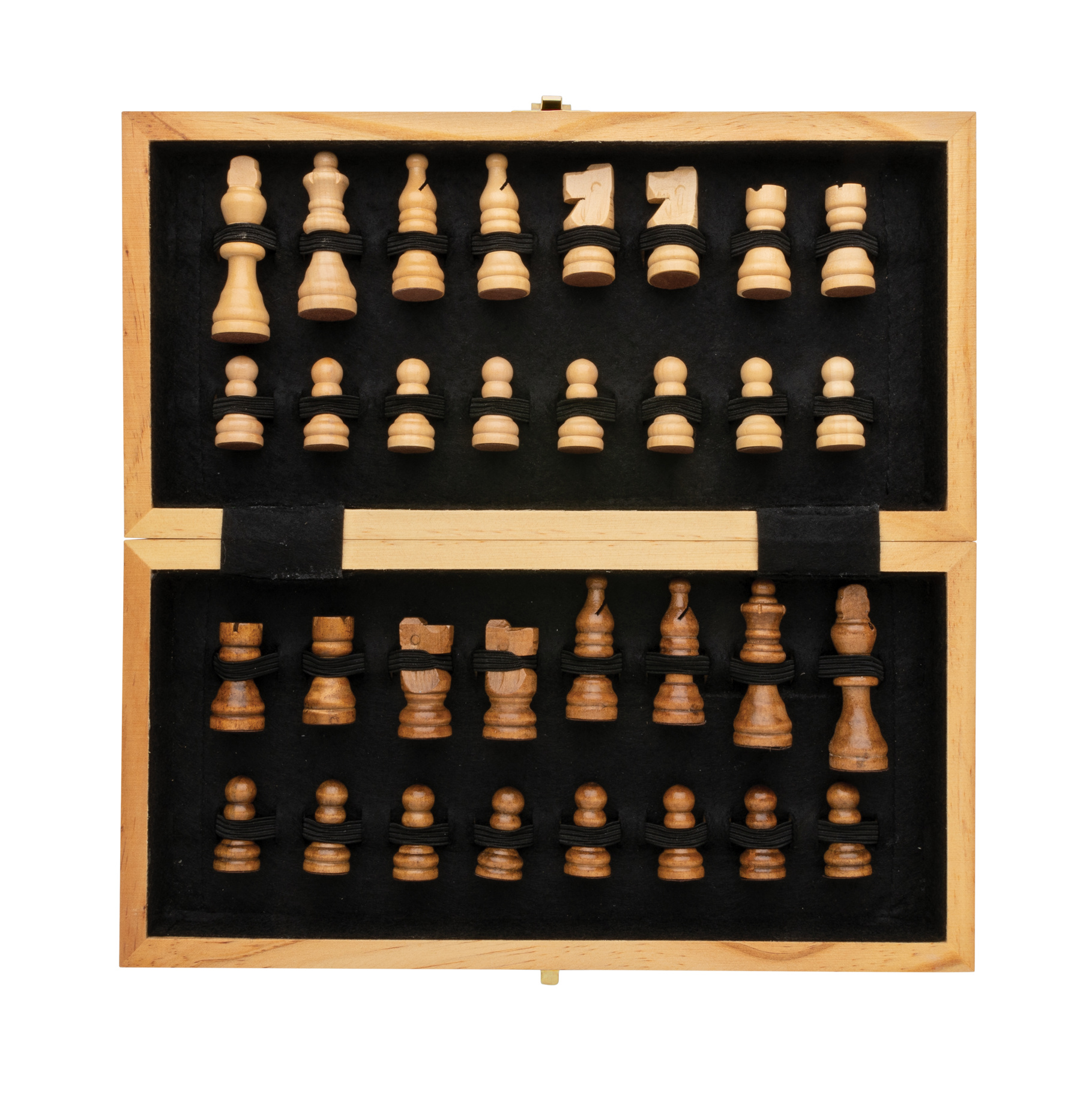 Jeu d'échecs pliable en bois – Image 6