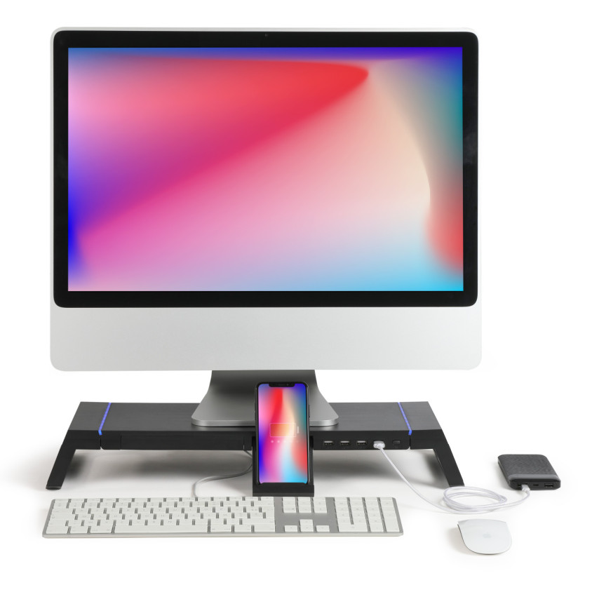 Rehausseur d’ordinateur avec hub – Image 2