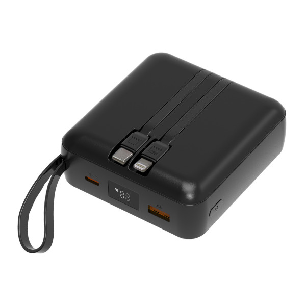 batterie-de-secours-noire (2) HEIHO - Batterie Powerbank 10,000 mAh