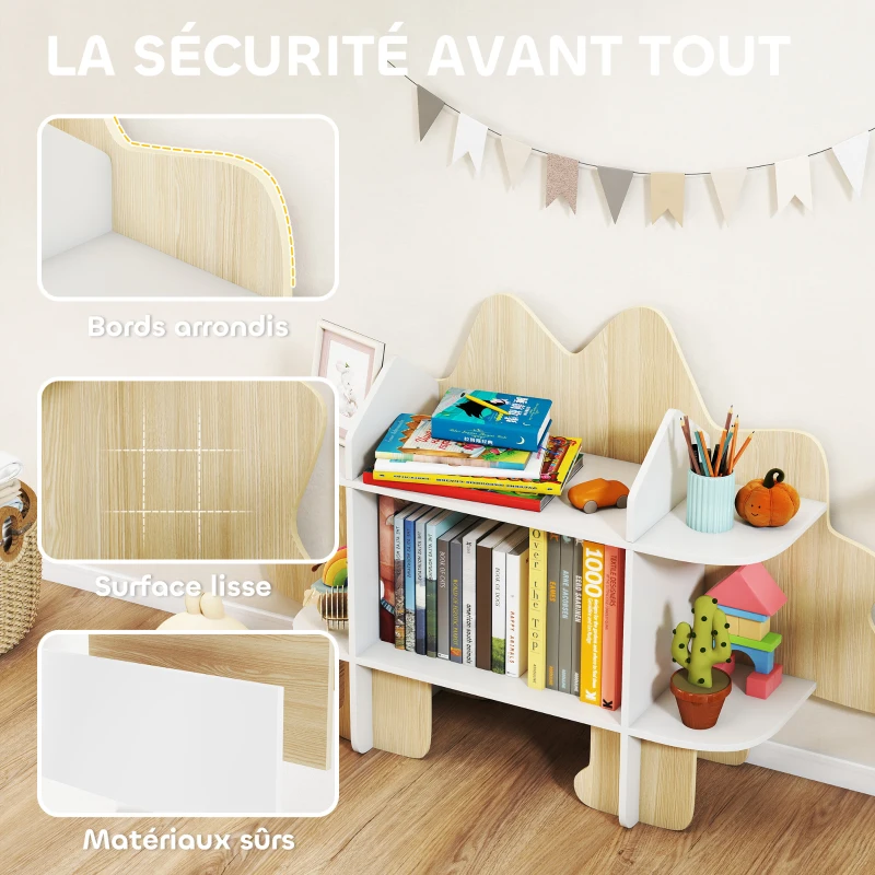 Bibliothèque enfant meuble de rangement – Image 5