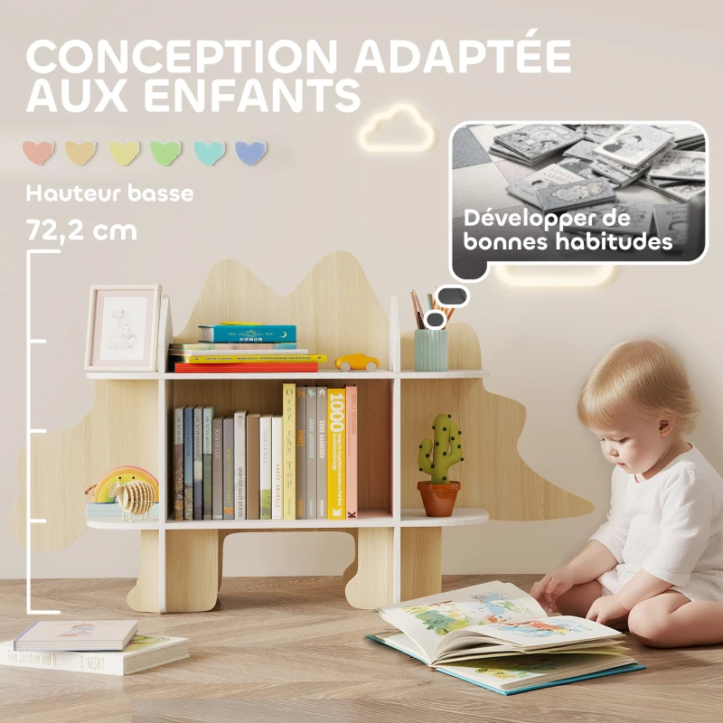 Bibliothèque enfant meuble de rangement – Image 6
