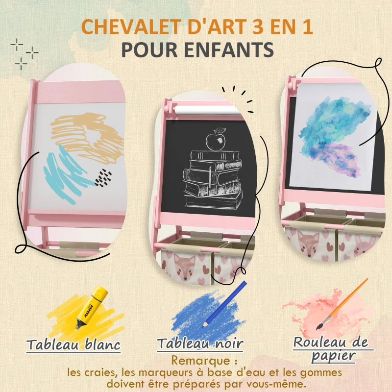 Tableau chevalet enfant ardoise – Image 3
