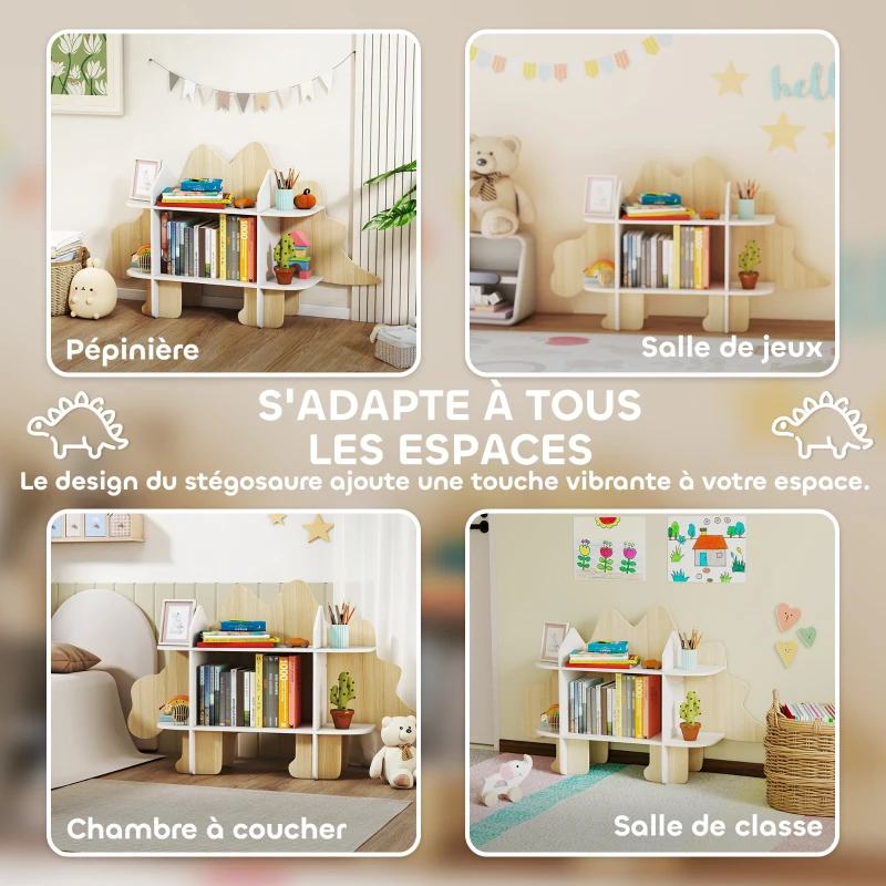 Bibliothèque enfant meuble de rangement – Image 7