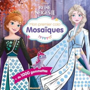 Disney La Reine Des Neiges 2 - Coloriage Mosaiques