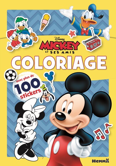 ref_001033799_1 Disney Mickey Et Ses Amis - Coloriage 100 Stickers