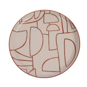 Assiette Plate Ambre