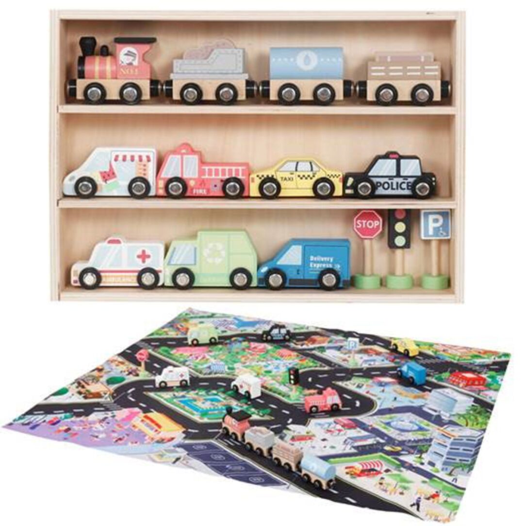 ref_170843_1-2 Set Véhicules Avec Tapis De Jeu