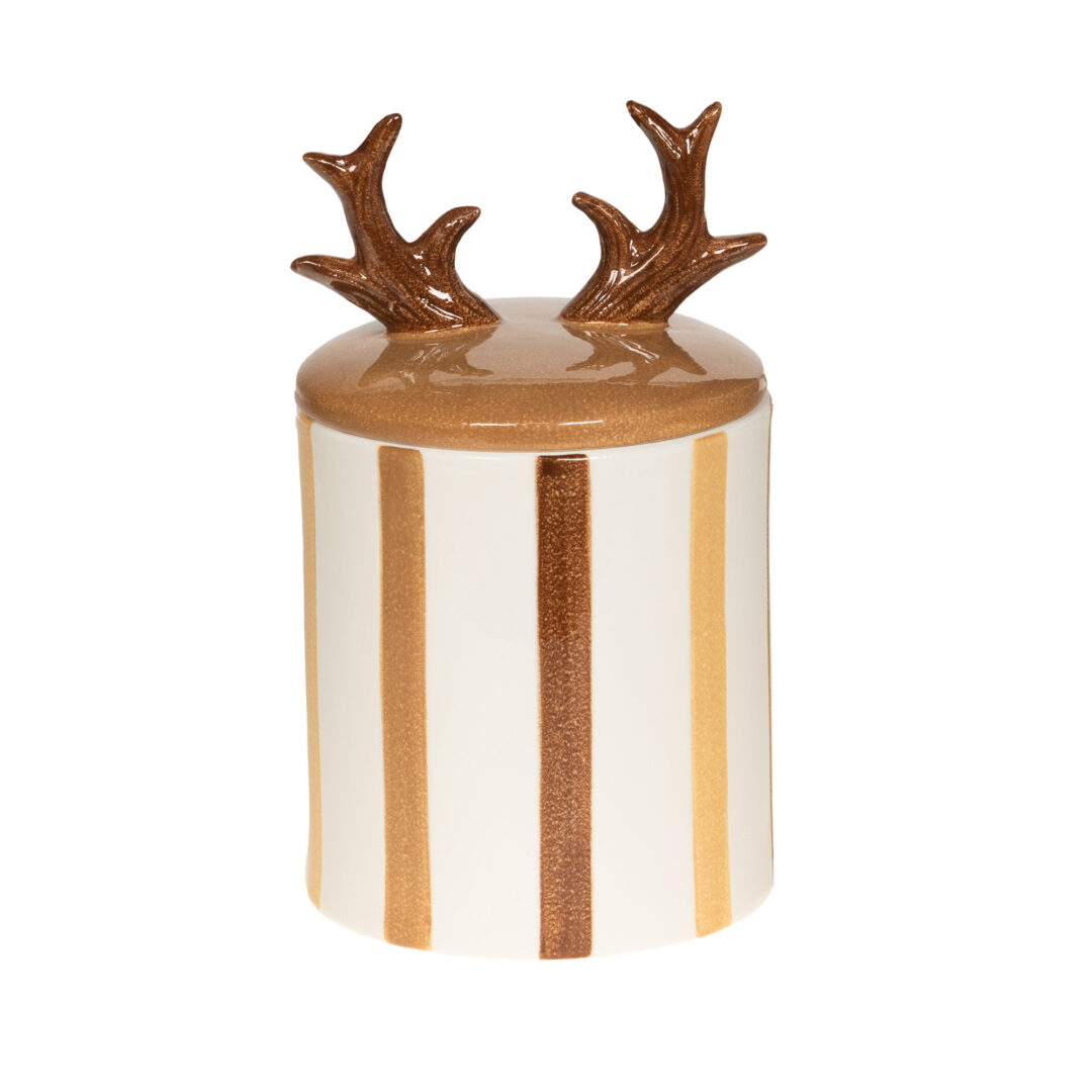ref_171670_1-1 Boîte Cerf en céramique 20 cm