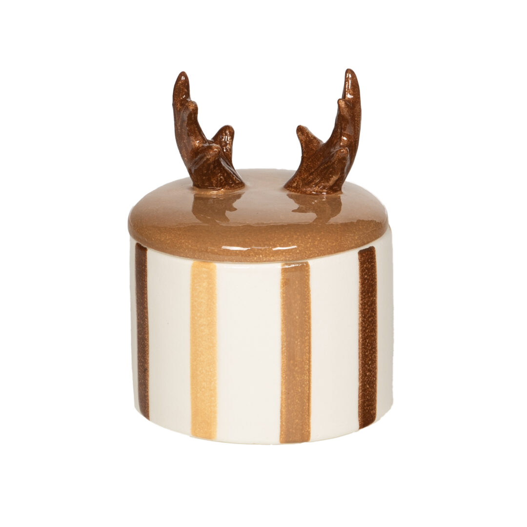 ref_171671_1-1 Boîte Cerf en céramique 12 cm