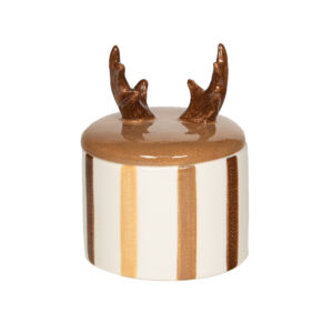 Boîte Cerf en céramique 12 cm