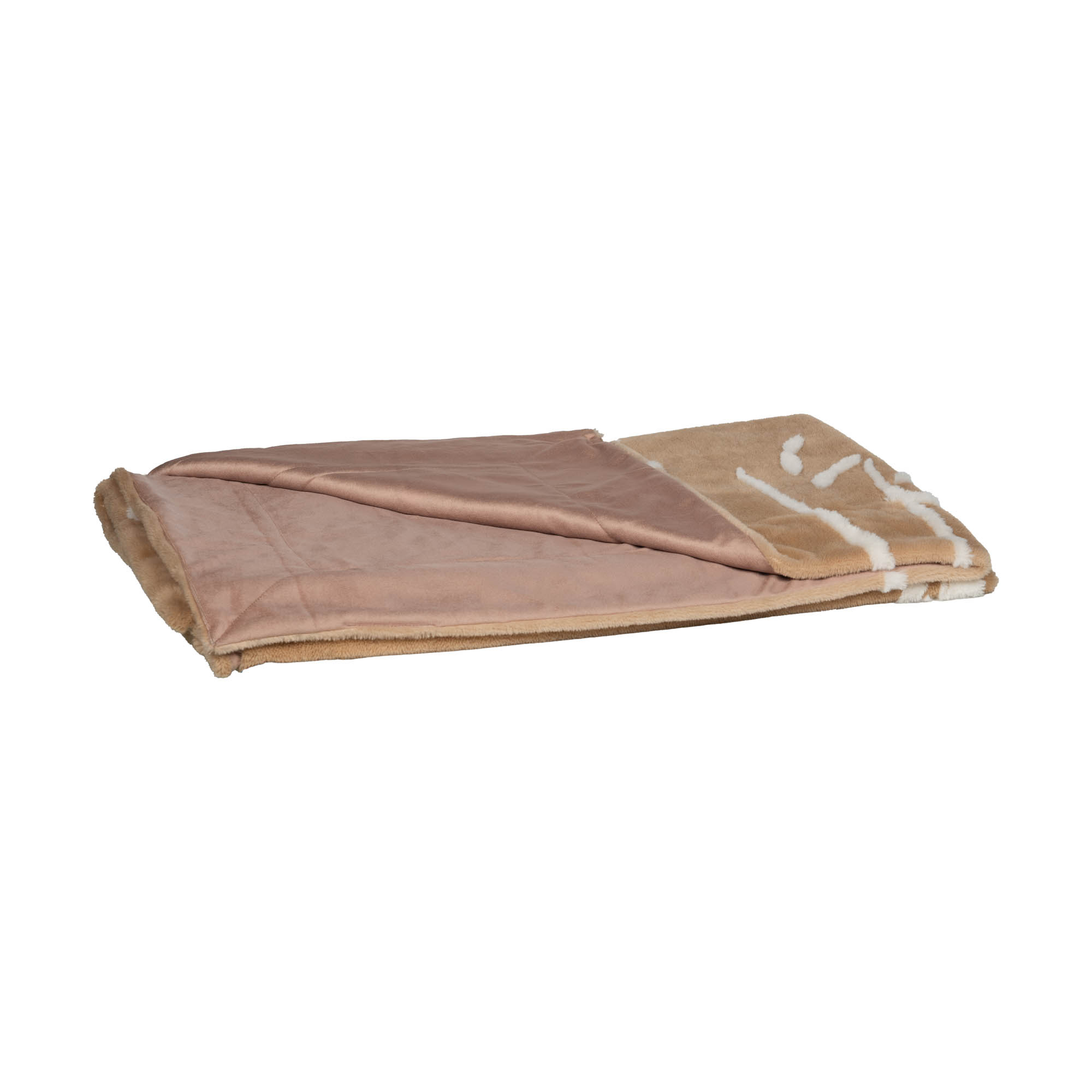 Plaid Prince Des Forêts Taupe 130 x 170 cm – Image 2