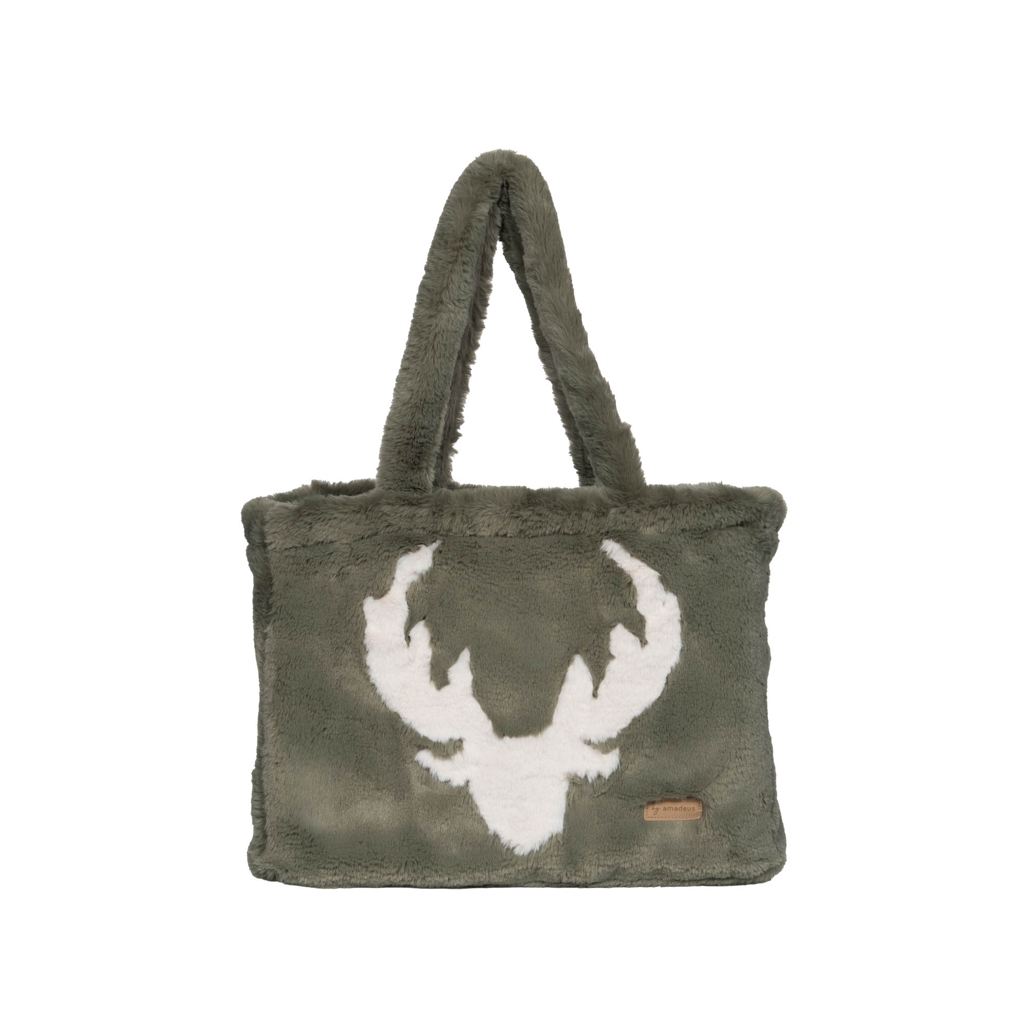 Tote Bag Luxe Cerf Kaki