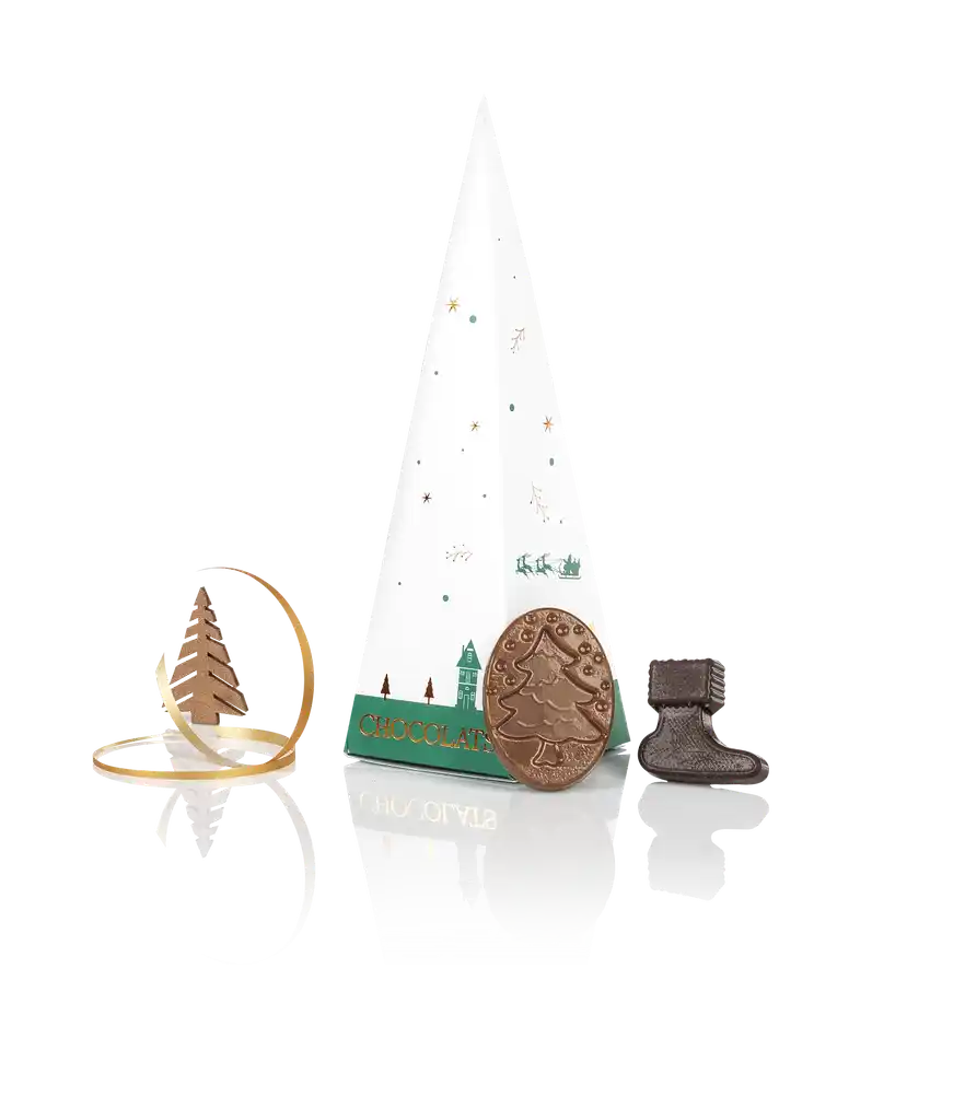 Sapin Remplie De Chocolat Vert 50 g