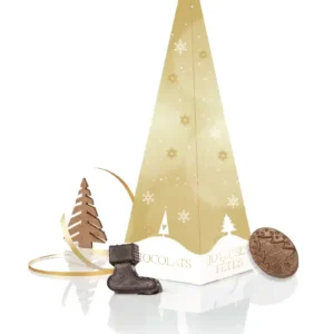 Sapin Remplie De Chocolat Or 100 g