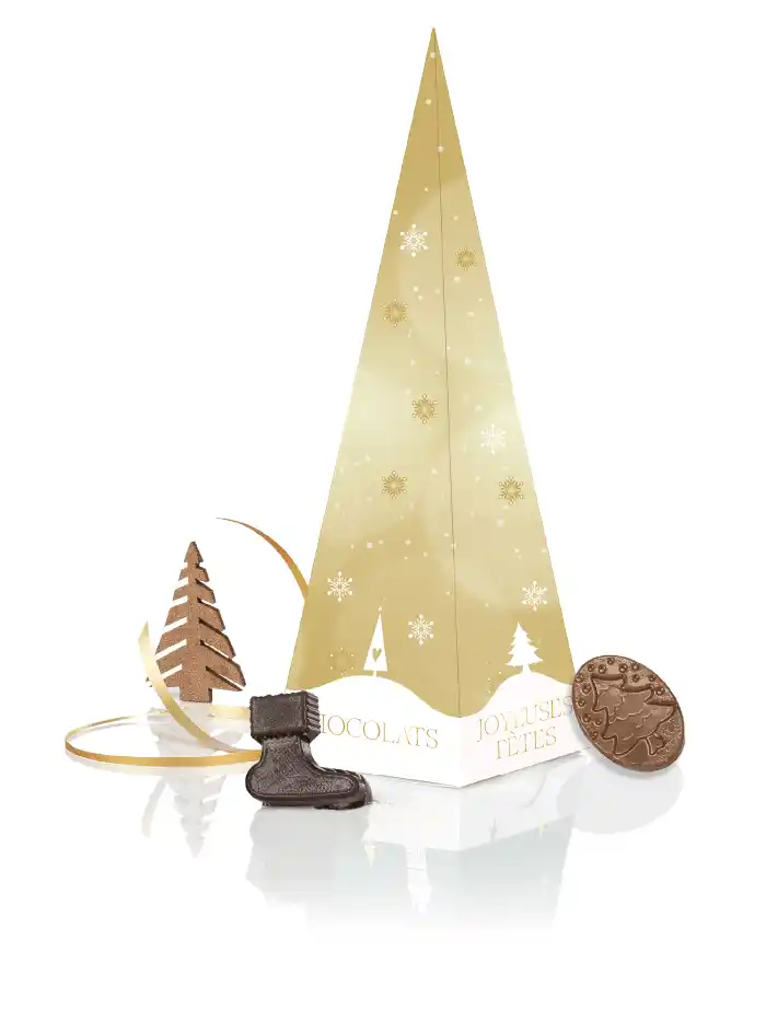 Sapin Remplie De Chocolat Or 100 g