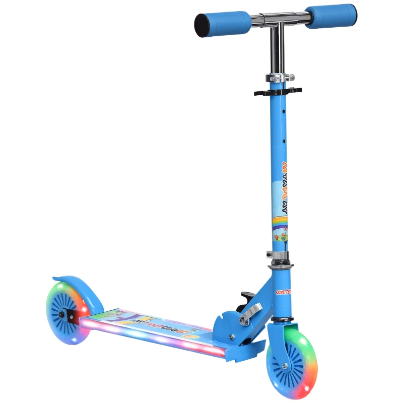 t8P8071a03672fbd5.jpg Trottinette pour enfants de 3 à 7 ans pliable Bleu