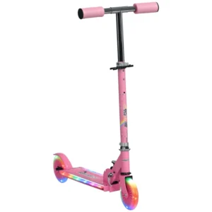 Trottinette pour enfants de 3 à 7 ans pliable Rose