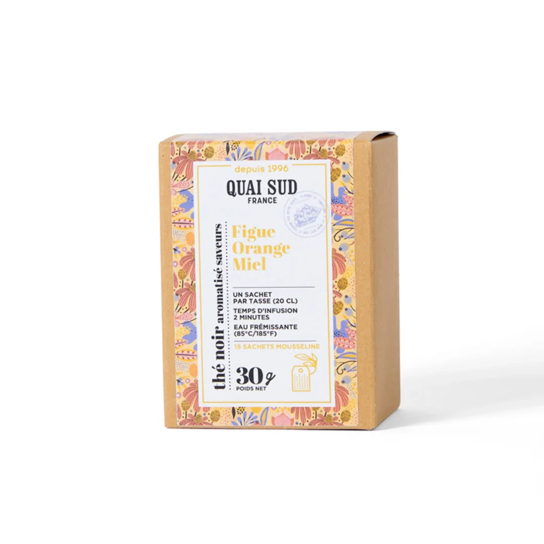 Thé noir figue, orange et miel 15 Infusettes