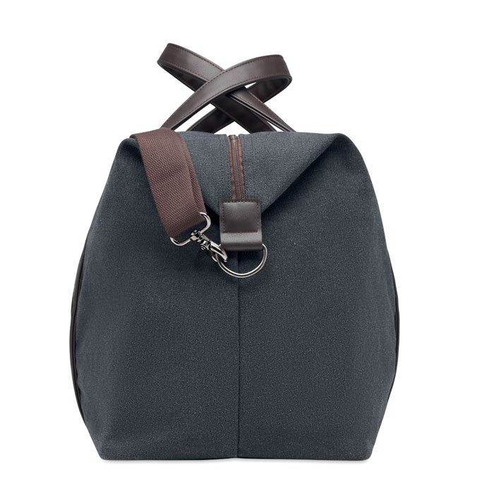 Sac week-end en toile et cuir PU – Image 4