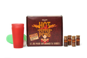 Coffret de jeu apéritif “Hot Pepper Pong”