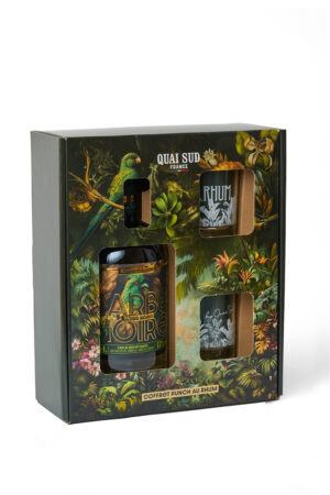 Coffret rhum aromatisé “Barbe Noire” et ses 2 verres