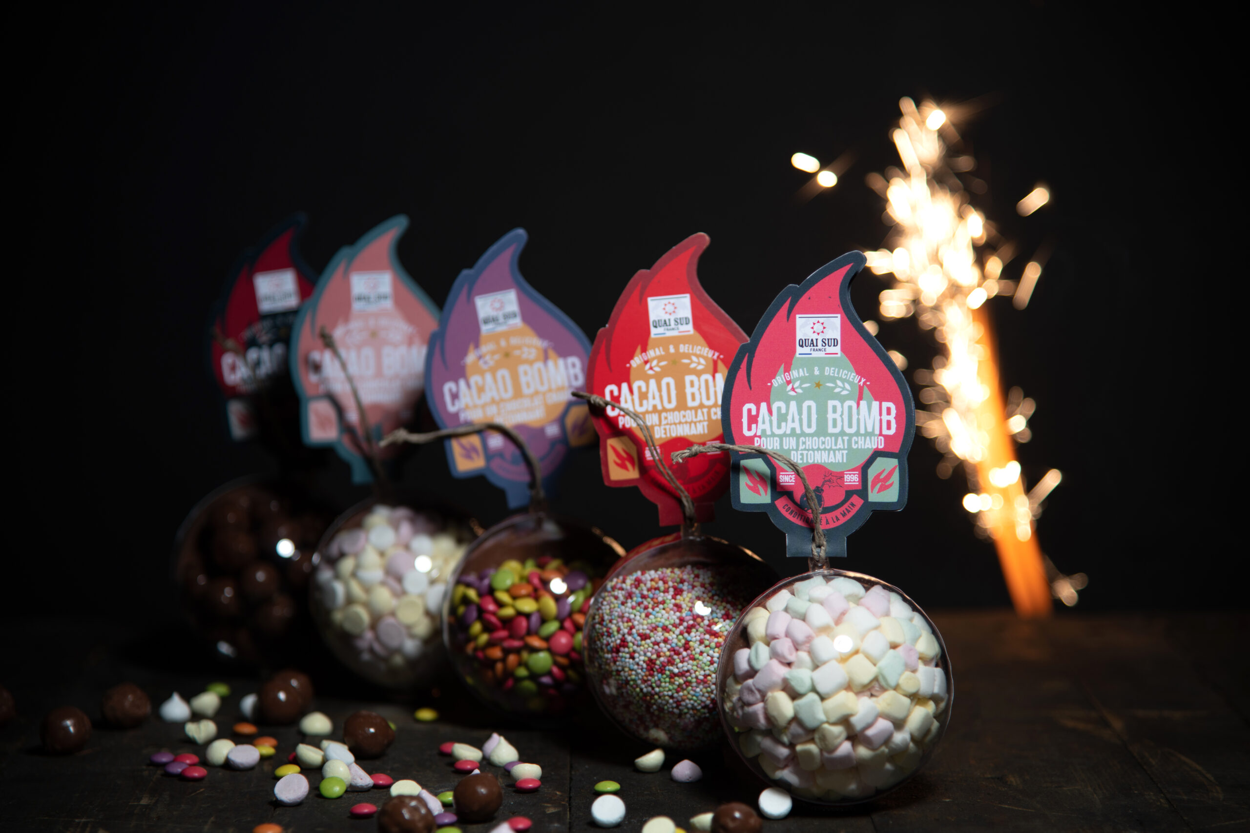 Boule de chocolat chaud caramel & mini marshmallows – Image 2