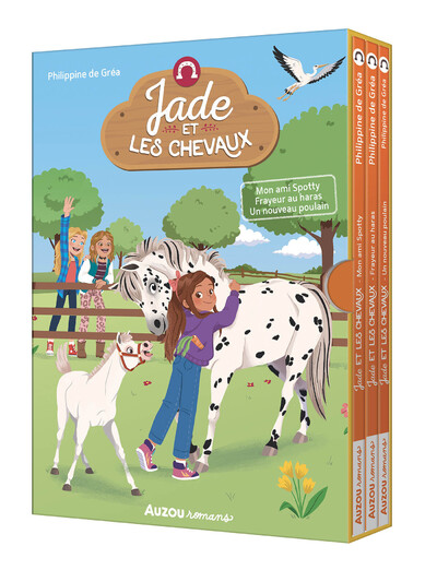 ref_001032863_1 Coffret bibliothèque 1 - Jade et les chevaux - Tomes 1 à 3