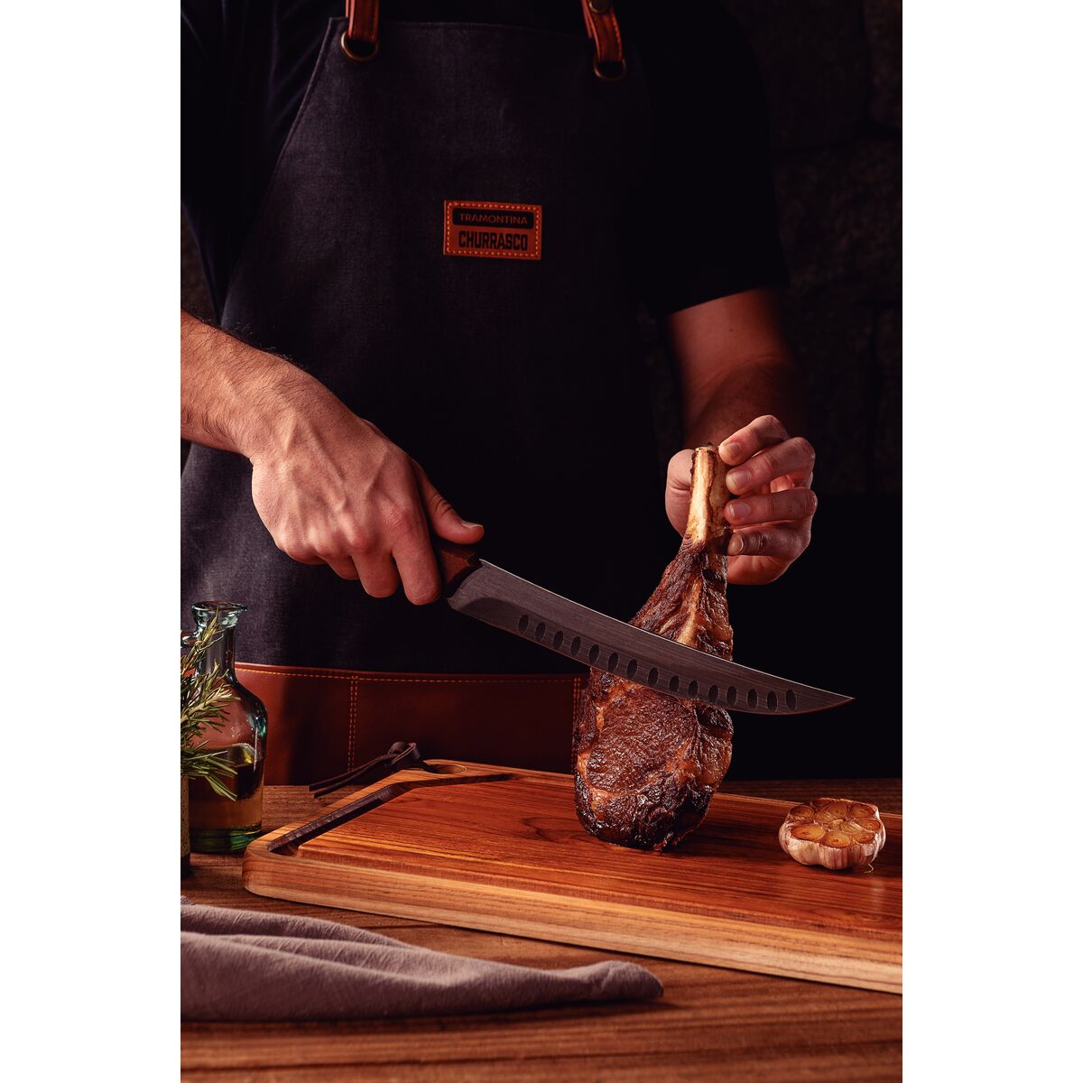 Couteau à viande Noir 25 cm – Image 2