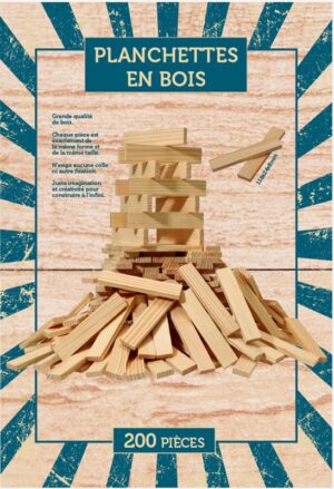 200 Planchettes en Bois