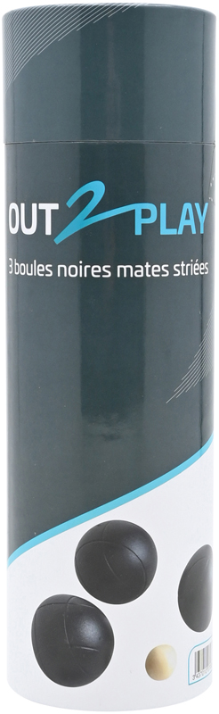 ref_A2100708_0 3 Boules Noir Mat Striées 720G
