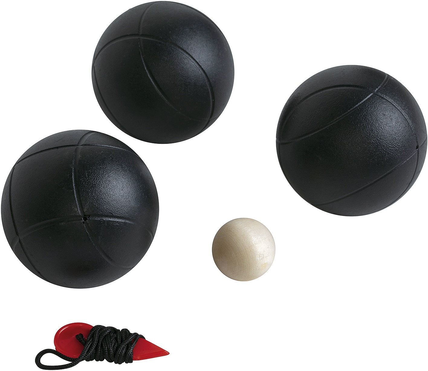 3 Boules Noir Mat Striées 720G – Image 2