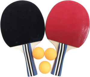 Étui 2 Raquettes Ping-Pong Avec 3 Balles