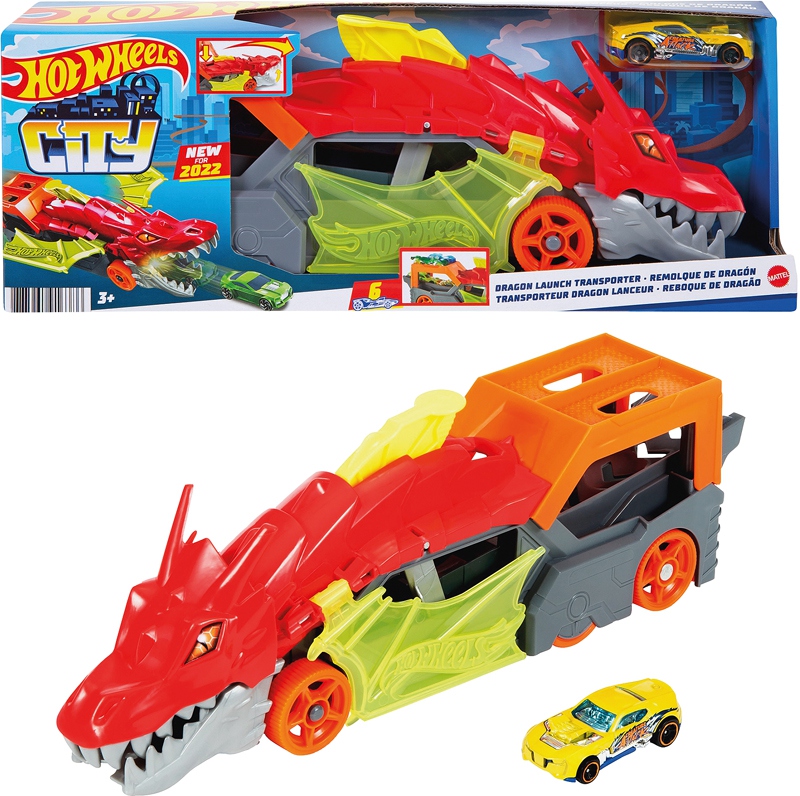 Transporteur Dragon Lanceur Hot Wheels