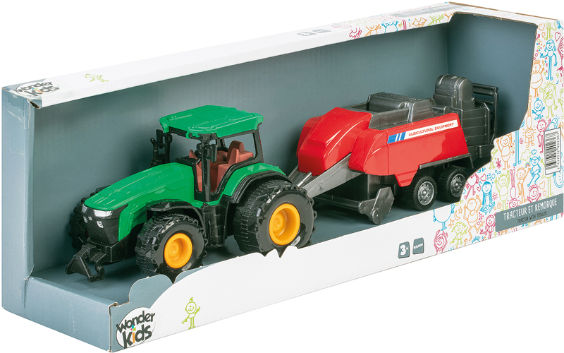 Tracteur Remorque 30CM Friction – Image 3