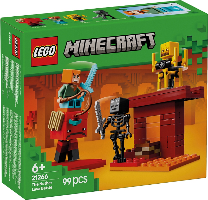 LEGO - Bataille De Lave Du Nether Minecraft