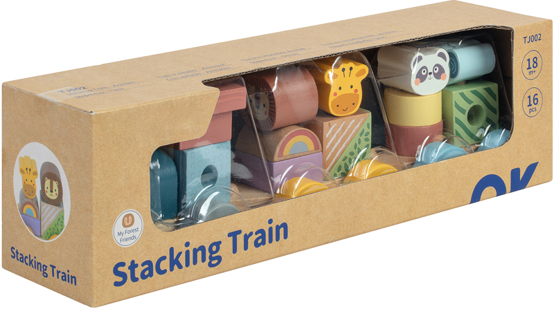 ref_A2502229_0 Train en bois animaux 32 cm