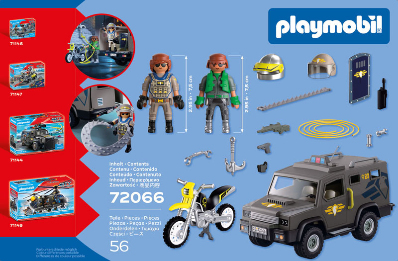 Playmobil- Fourgon intervention forces spéciales – Image 2