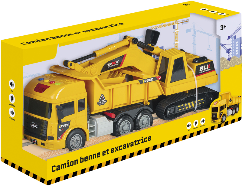 Camion + Excavatrice friction, son et lumière – Image 2