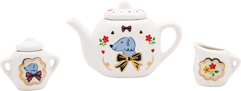 Dinette en porcelaine 13 pièces – Image 2