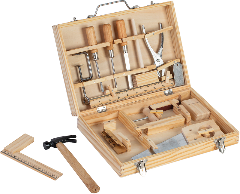 Mallette outils bois en métal 16 pièces – Image 4