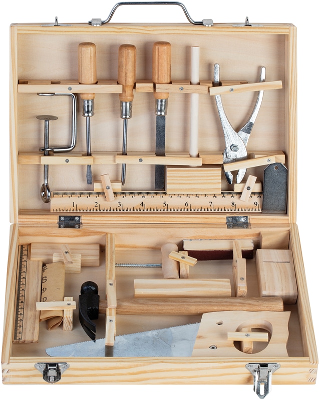 Mallette outils bois en métal 16 pièces – Image 5